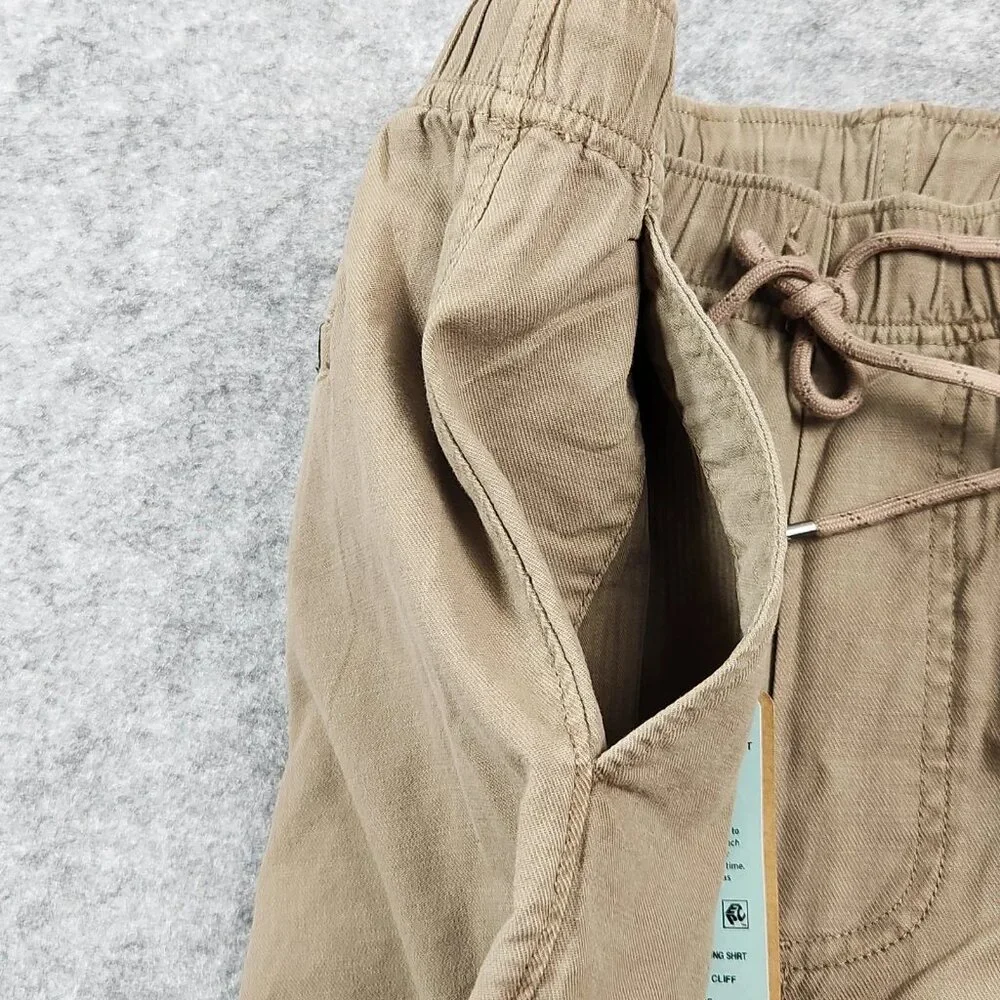 Faherty Men's Essential Drawstring Shorts Large Mountain cliff Organic Cotton